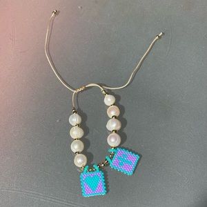 Pearl NEW divine knitted bracelet 💕🧿